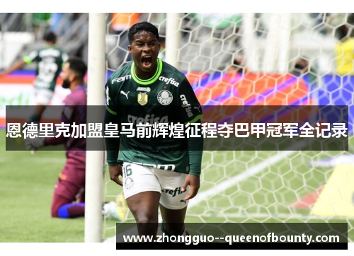 恩德里克加盟皇马前辉煌征程夺巴甲冠军全记录